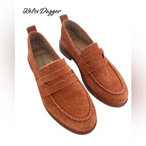 Kelsi Dagger BK Women's SZ 6 Lens Hickory Suede Loafers